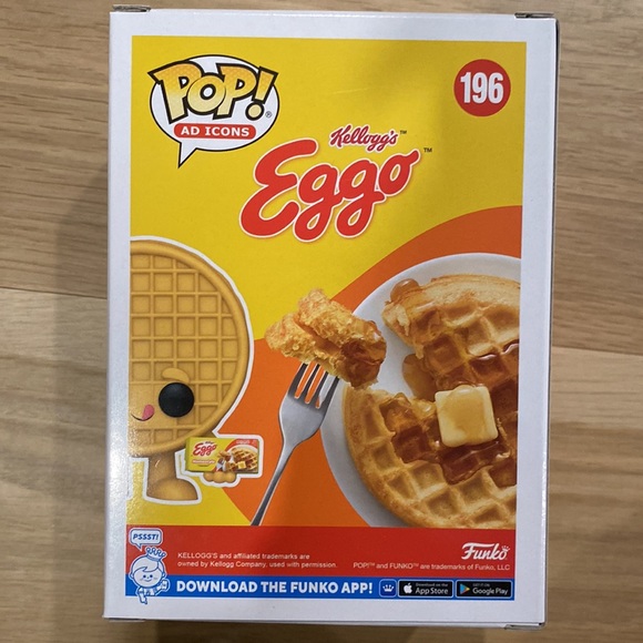 Funko Toys Funko Pop Eggo Waffles Ad Icons Kelloggs Bnib 96 Htf